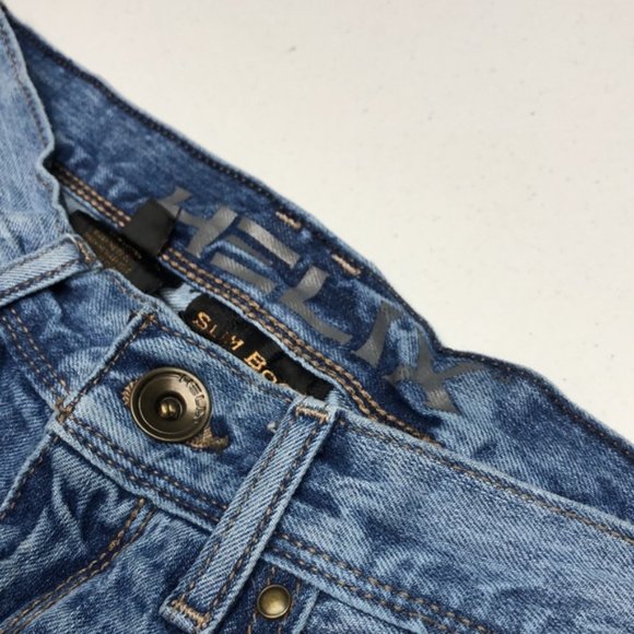 PREMIUM MENS HELIX SLIM BOOTCUT JEANS 29x30 ⭐️ - Picture 2 of 11